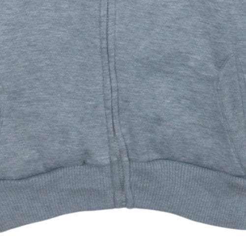 Lonsdale London Grey Full Zip Hoodie Teens Size 12 Polyester Cotton
