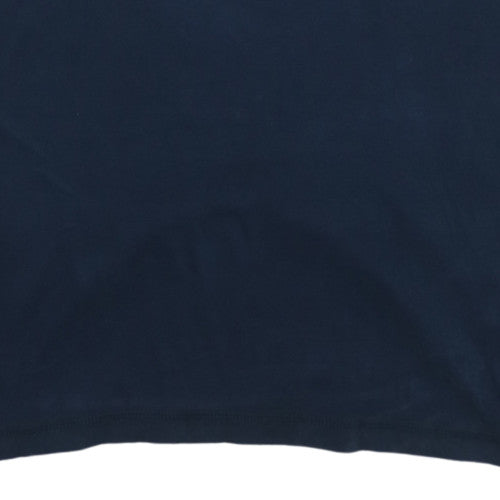 Tommy Jeans Men's Navy Long Sleeve Crew Neck T-Shirt XL Cotton