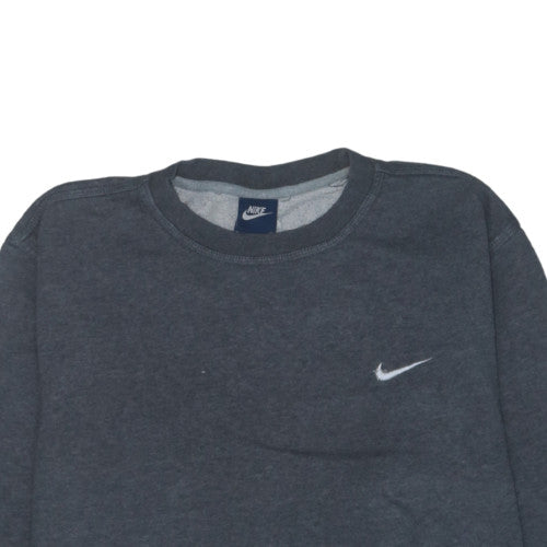 Nike Men's Grey XL Pullover Crew Neck Fleece Sweatshirt