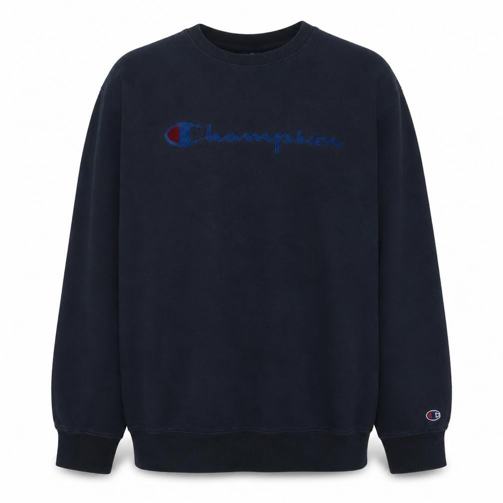 Champion Men's Black 2XL Pullover Logo Sweatshirt