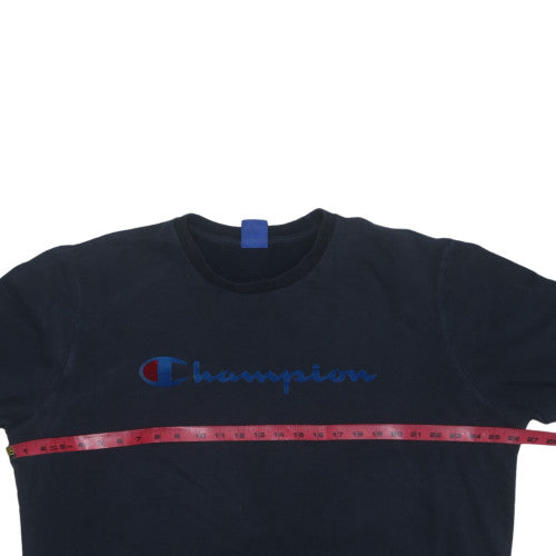Champion Men's Black 2XL Pullover Logo Sweatshirt