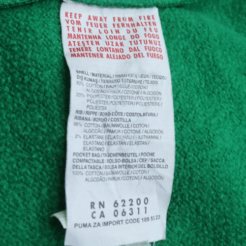 Puma IRFU Men Green Pullover Hoodie 2XL Rugby Sportswear