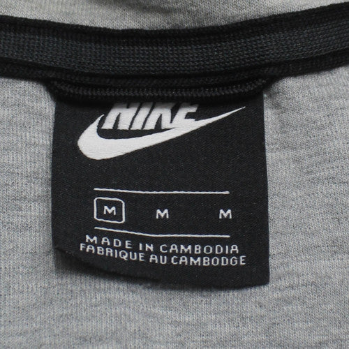 Nike Mens Grey M Full Zip Short Sleeve Hoodie