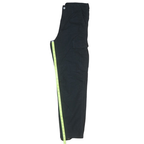 Carhartt Mens Black Cargo Trousers 30x32 Cotton Workwear