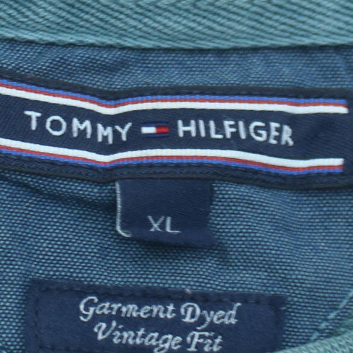 Tommy Hilfiger Men's Blue XL Crew Neck Pullover Sweatshirt