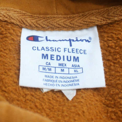 Champion Women’s Brown Pullover Hoodie Medium Fleece Classic Fit