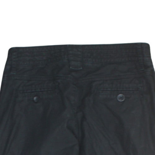 Nike Women's Black Capri Trousers Size 12 Cotton Twill Casual Pants