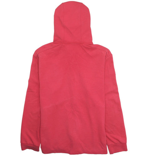 Canterbury Men's Red Full Zip Hoodie 2XL Rugby Crest Design