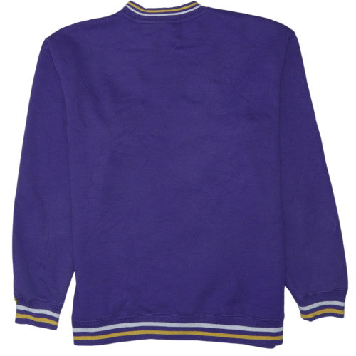 NFL Team Apparel Men's Purple Minnesota Vikings Sweatshirt S Regular Fit