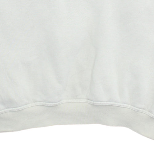 Adidas Women's White Crew Neck Sweatshirt Size M Relaxed Fit