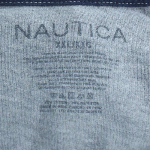 Nautica Men's Grey XL Graphic Print Short Sleeve T-Shirt