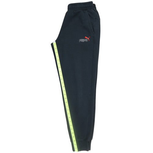 Puma Men's Black M Sweatpants Tapered Fleece Joggers