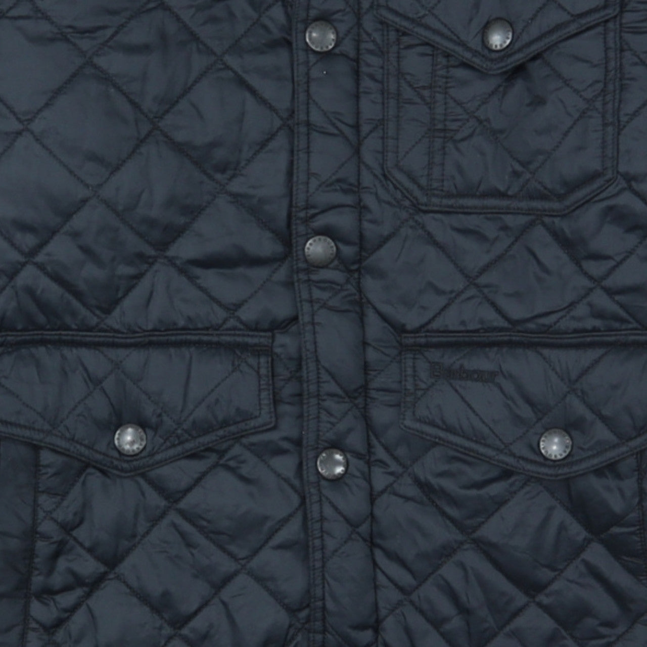 Barbour Men's Black Quilted Jacket Size S Regular Fit Outdoor Coat