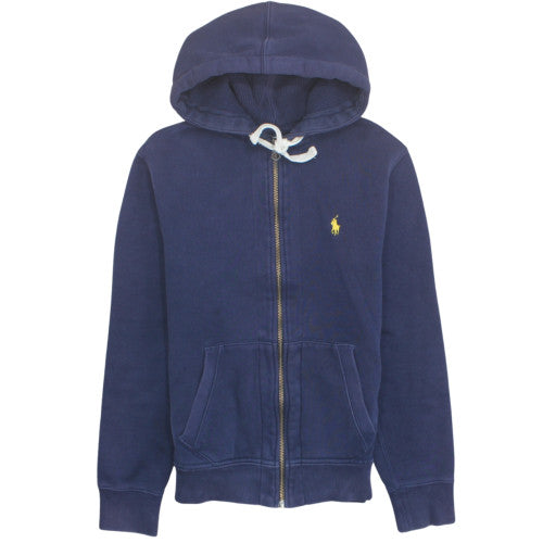 Polo Ralph Lauren Women's Blue Full Zip Hoodie Size S Cotton Blend