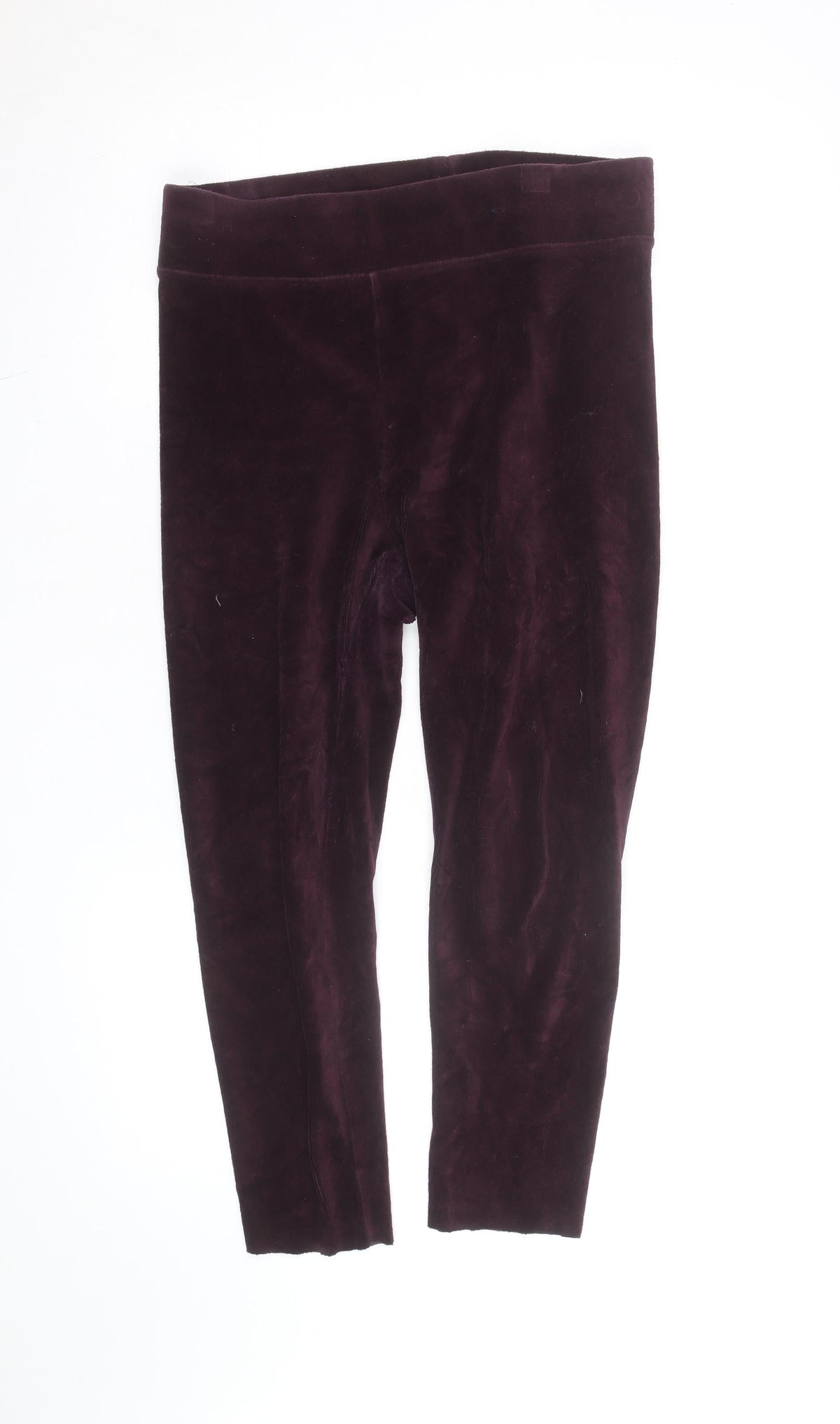 Marks and Spencer Women’s Purple Velvet Leggings Size 14