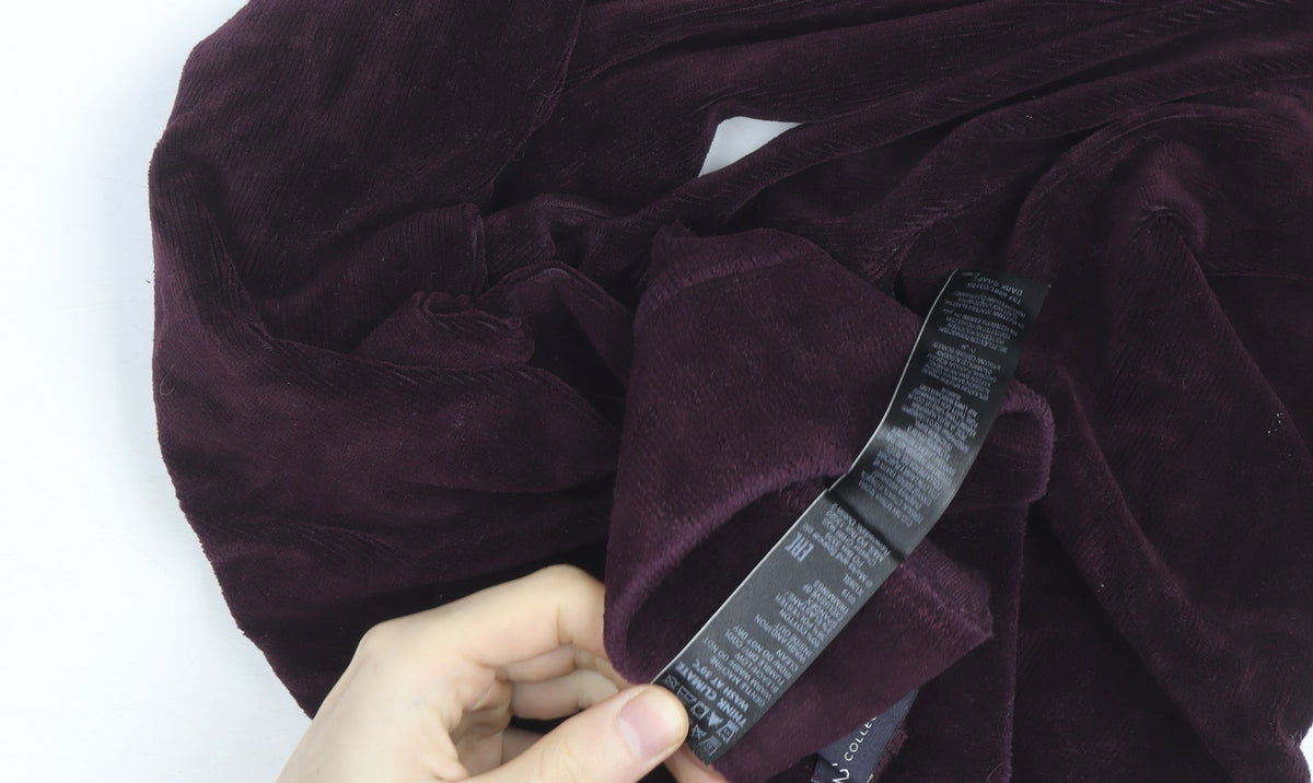Marks and Spencer Women’s Purple Velvet Leggings Size 14
