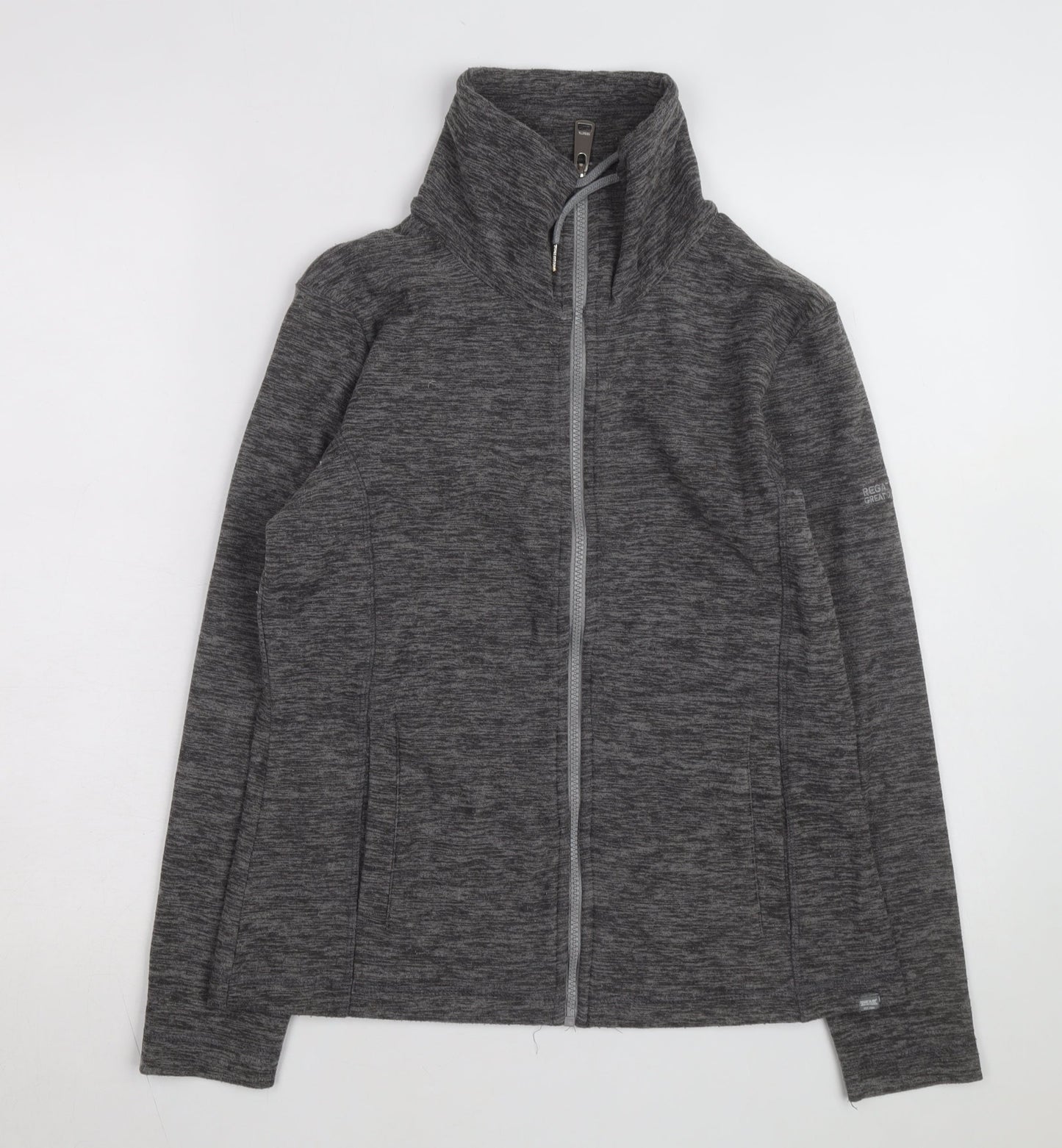 Regatta Womens Grey Full Zip Active Fleece Jacket Size 12