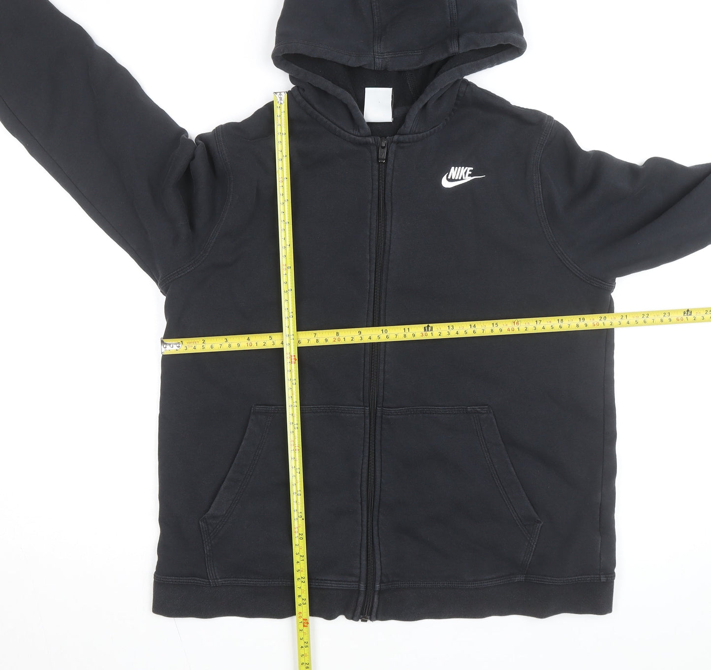 Nike Men's Black XL Full Zip Hooded Track Jacket