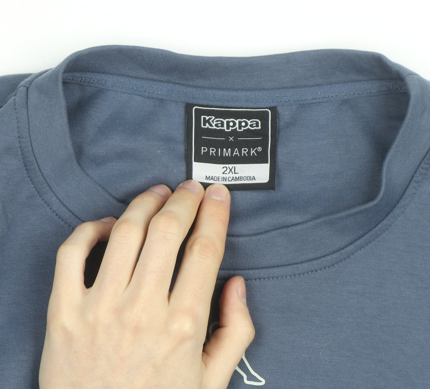 Kappa x Primark Women's Blue 2XL Pullover Sweatshirt