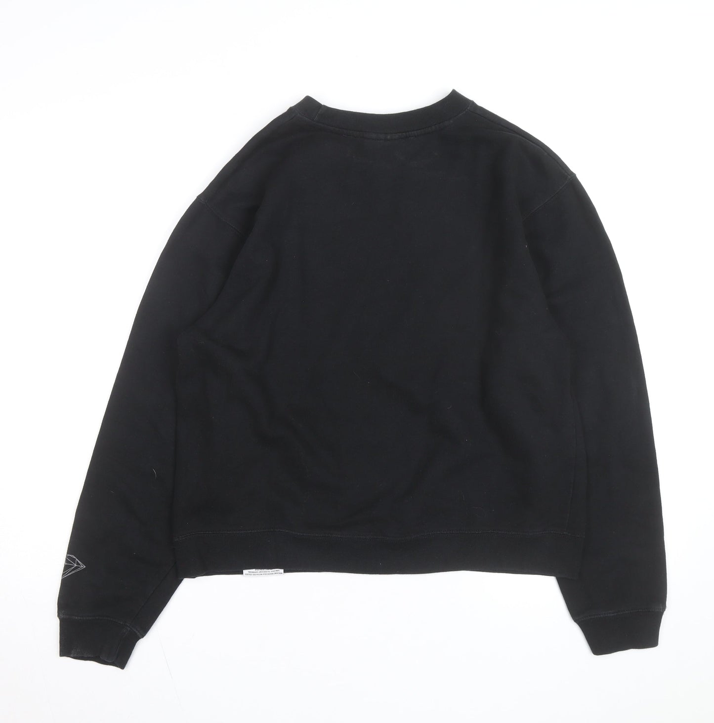 Diamond Supply Co. Men's Black Small Crew Neck Graphic Sweatshirt