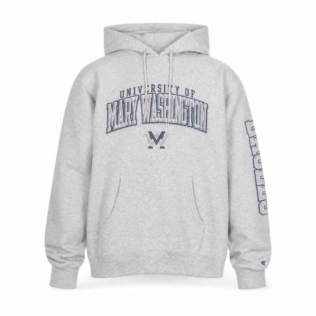 Champion Men's Grey University Pullover Hoodie Size M Regular Fit