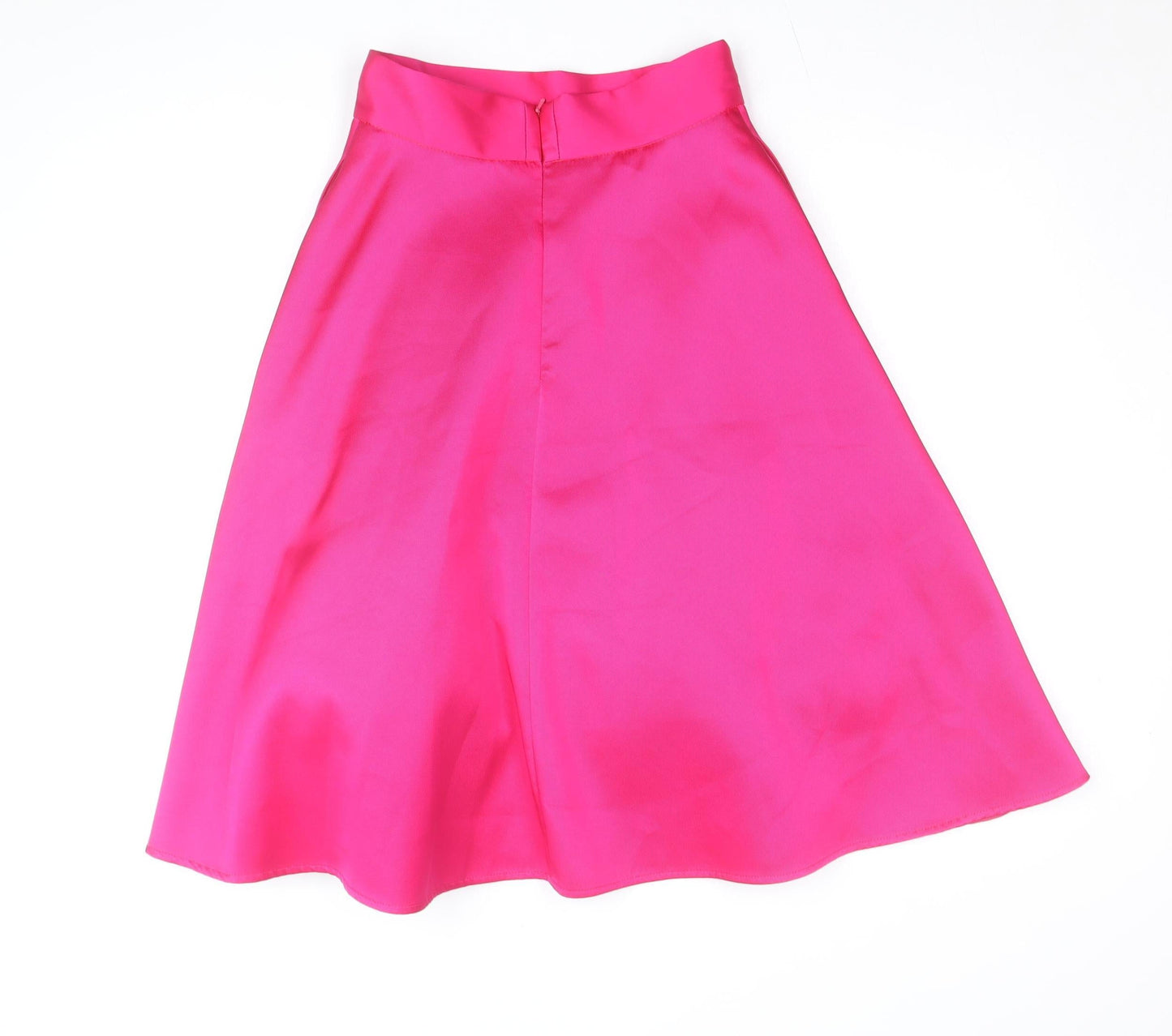 Coast Women’s Hot Pink A-Line Satin Skirt Size 6 Formal Party