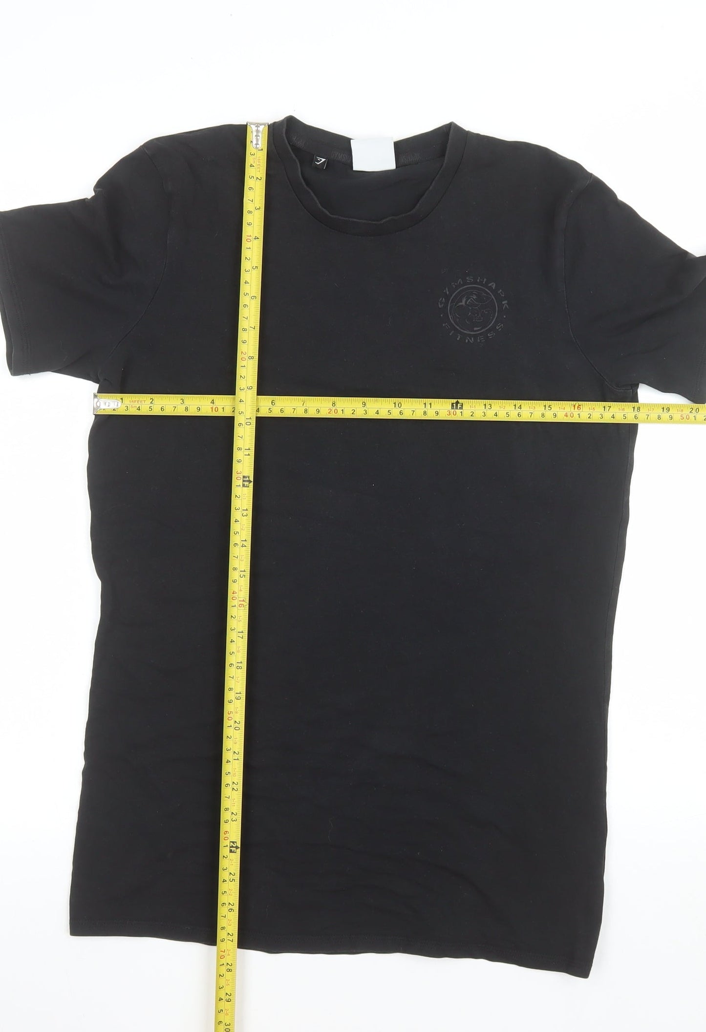 Gymshark Men's Black XS Slim Fit Crew Neck Short Sleeve T-Shirt