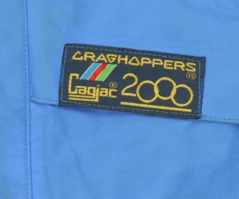 Craghoppers Men's Blue L Waterproof Hiking Rain Jacket Cagjac 2000 L