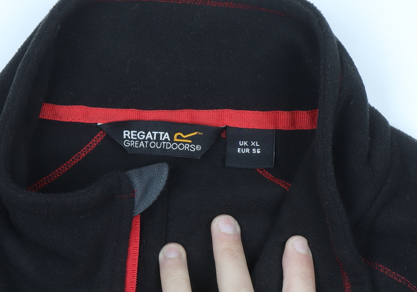 Regatta Men's Black XL Fleece Pullover Sweatshirt 1/4 Zip Outdoor
