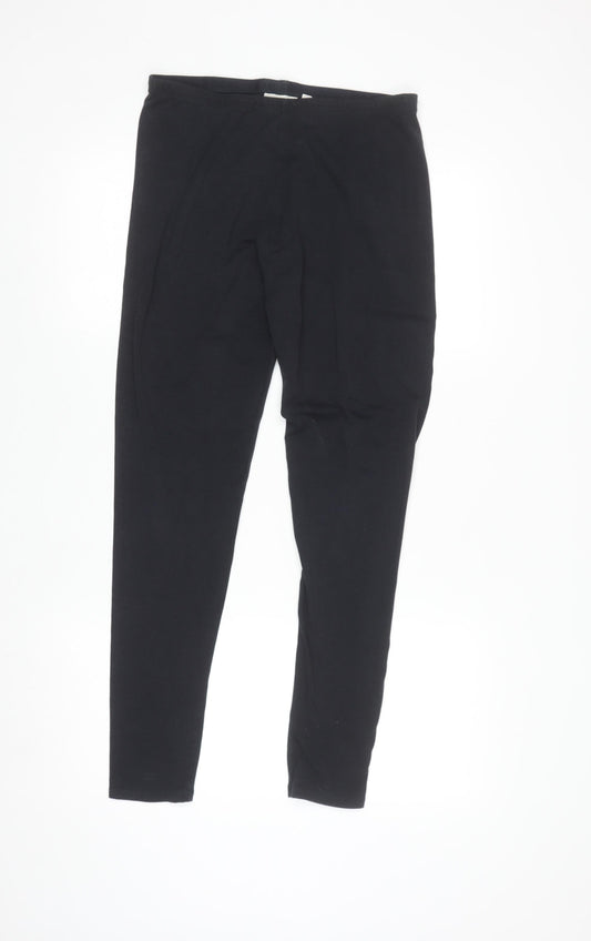 Fat Face Women’s Black Size 12 Stretch Jersey Leggings