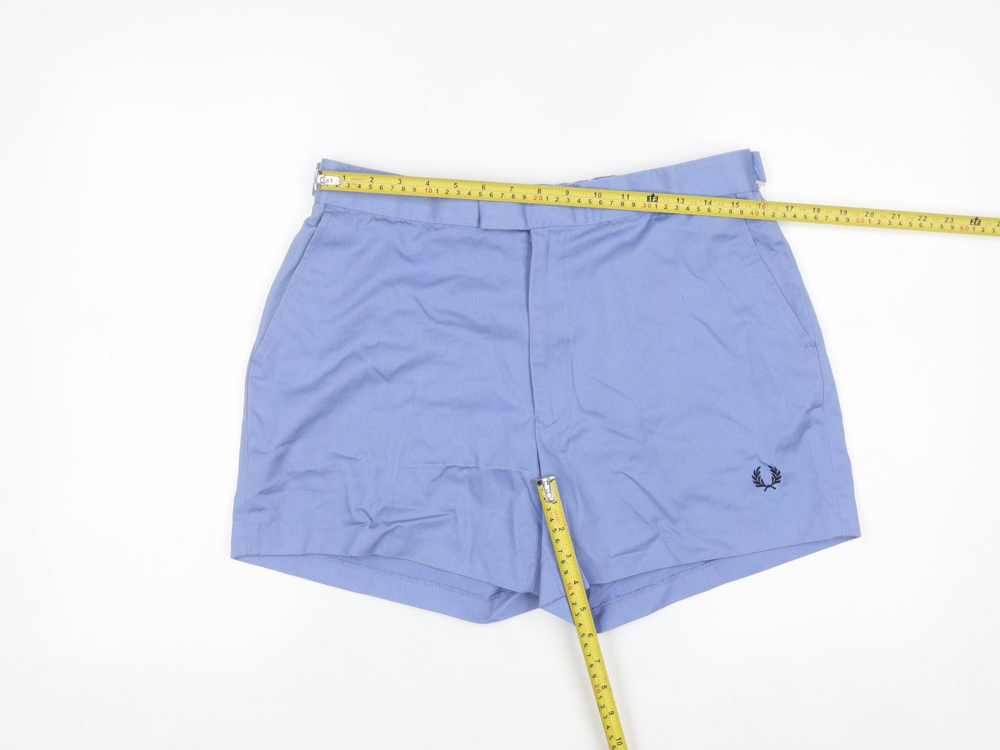 Fred Perry Men's Blue Sportswear Shorts Size 36 Chino Style