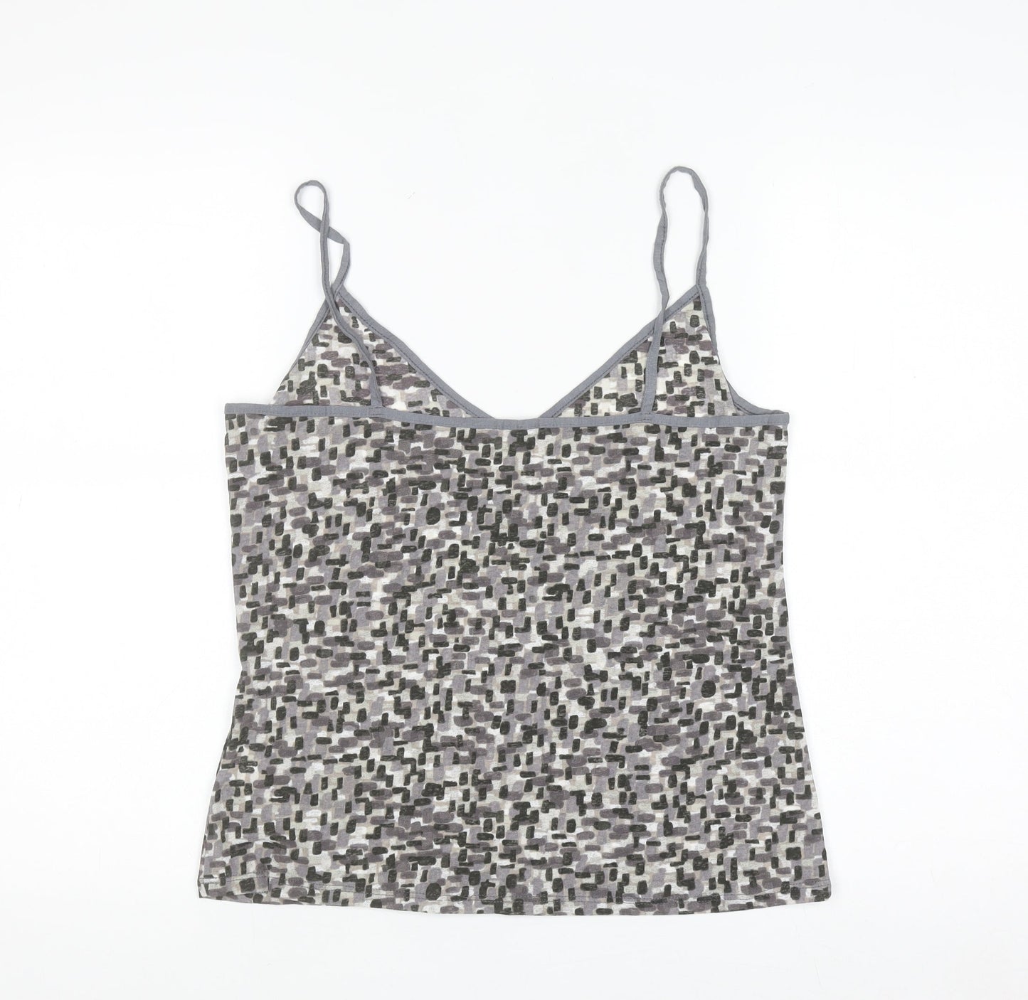 Marks and Spencer Women Grey Geometric Camisole Top Size 14