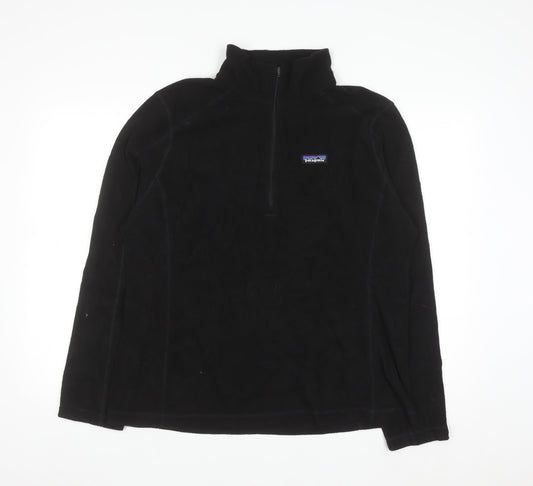 Patagonia Men’s Black XL Fleece 1/2 Zip Pullover Sweatshirt