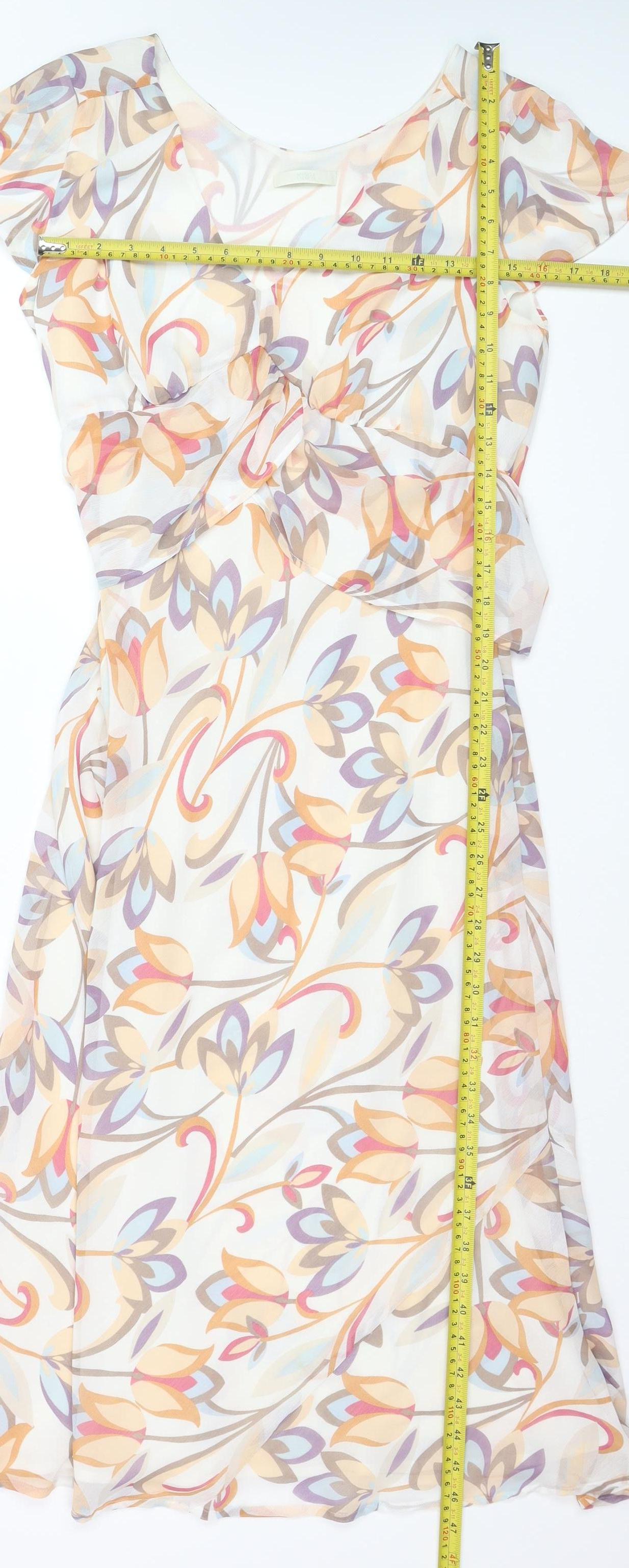 Marks and Spencer Women’s Multicoloured Floral Wrap Dress Size 14