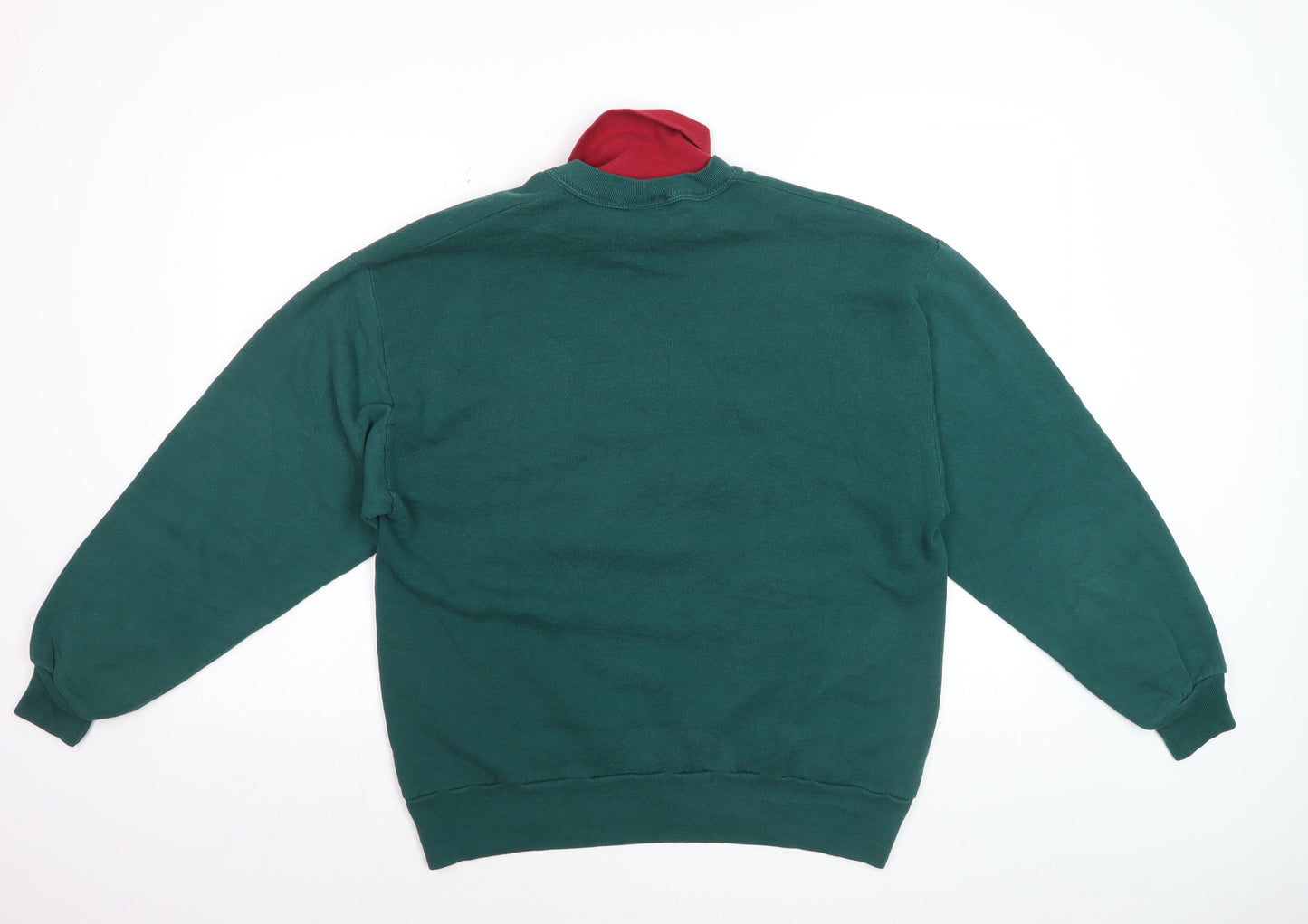Gopher Sport Women’s Green Christmas Pullover Jumper Size L