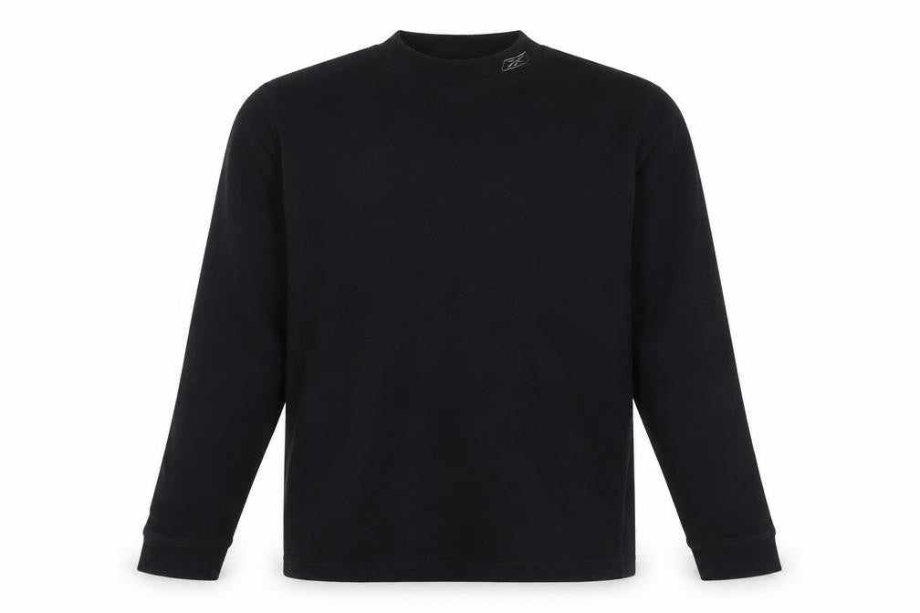Reebok Men’s Black Fleece Pullover Sweatshirt Size L