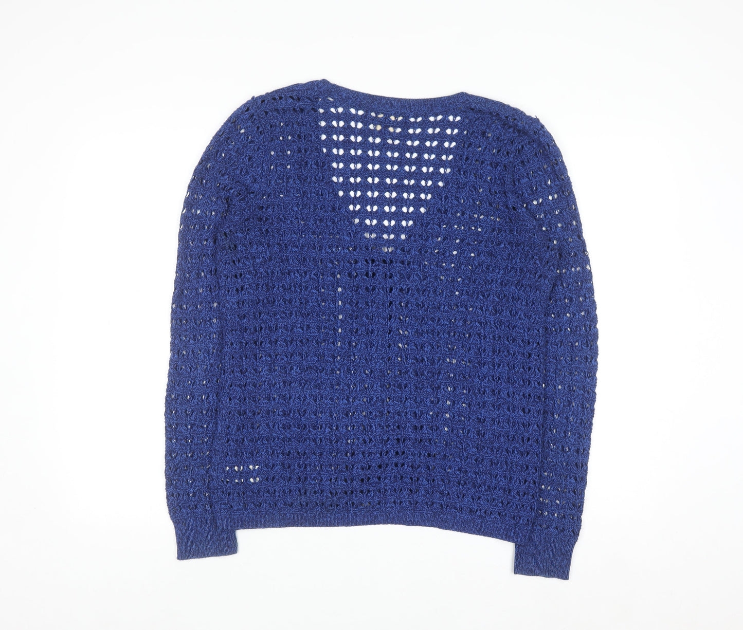 DKNY Jeans Women's Blue Open Knit Cardigan Size S