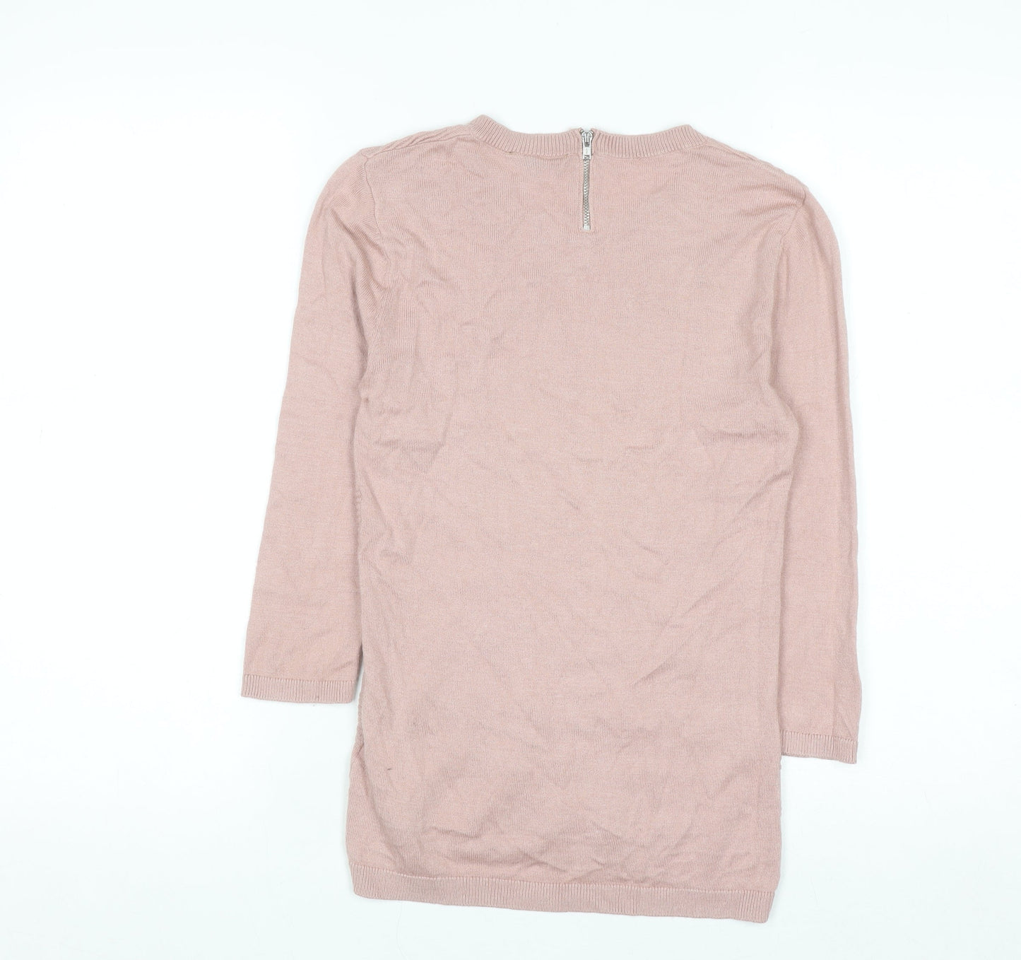 Warehouse Women’s Pink Crew Neck Pullover Jumper UK 8