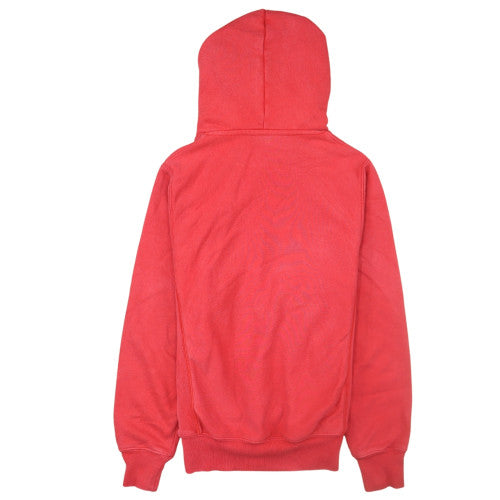 Champion Womens Red XS Pullover Hoodie Reverse Weave Cotton Blend
