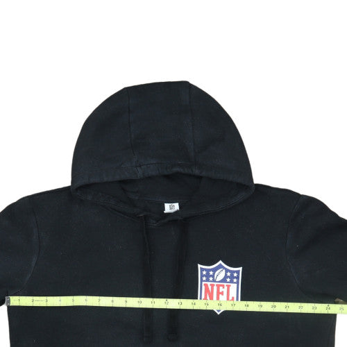 NFL Men’s Black Pullover Hoodie L Fleece American Football Logo