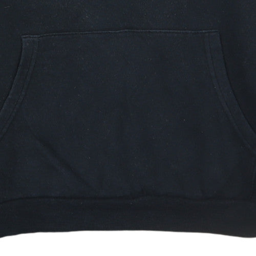 NFL Men’s Black Pullover Hoodie L Fleece American Football Logo