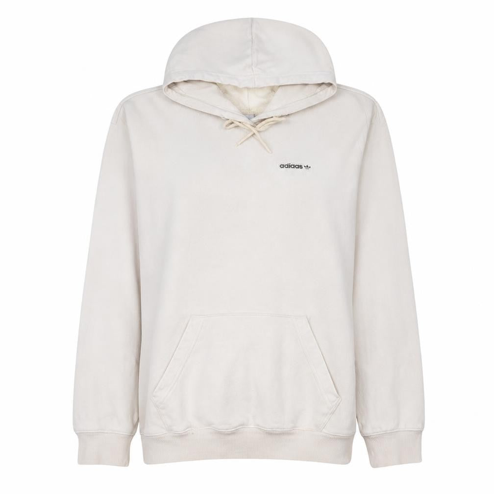 Adidas Women’s Beige Pullover Hoodie Size 8 Cotton Blend Casual