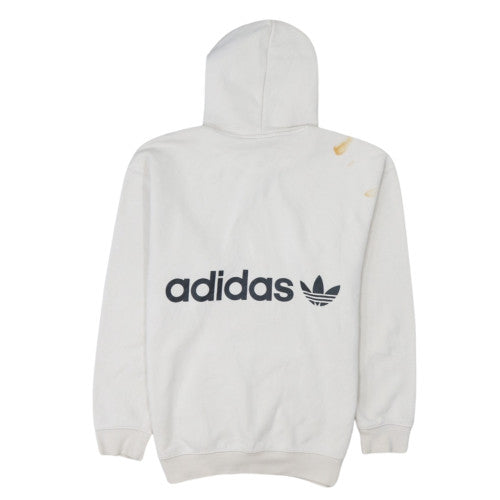 Adidas Women’s Beige Pullover Hoodie Size 8 Cotton Blend Casual