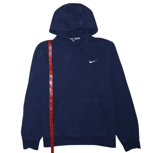 Nike Men's Blue Pullover Hoodie L Sports Fleece Sweatshirt