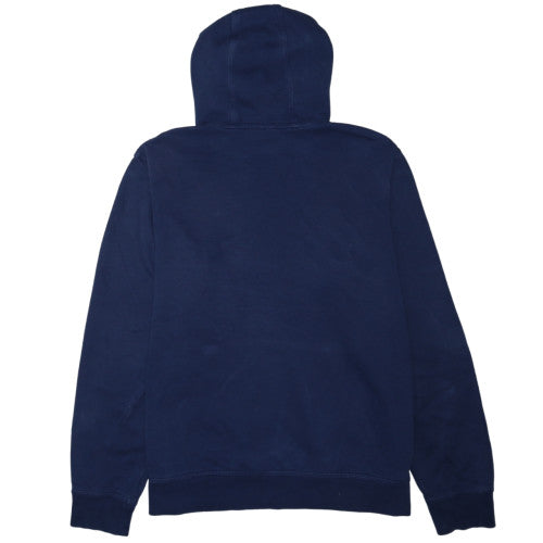 Nike Men's Blue Pullover Hoodie L Sports Fleece Sweatshirt