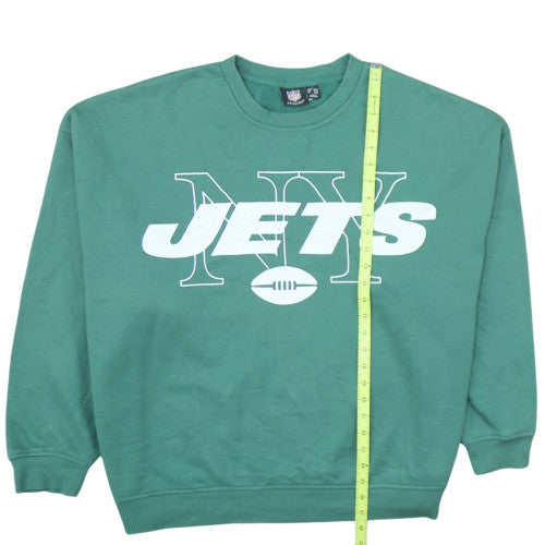 Primark NFL Women’s Green NY Jets Pullover Sweatshirt L Cotton Blend