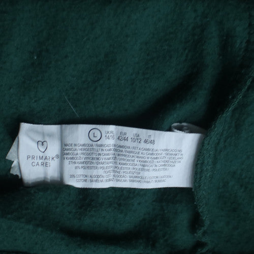 Primark NFL Women’s Green NY Jets Pullover Sweatshirt L Cotton Blend