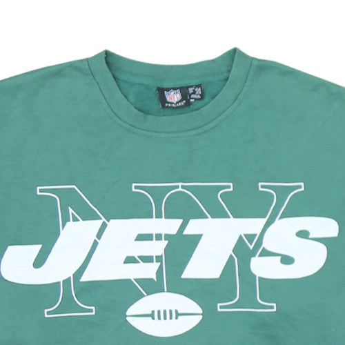 Primark NFL Women’s Green NY Jets Pullover Sweatshirt L Cotton Blend