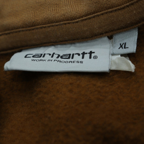 Carhartt Men's Brown XL 1/2 Zip Fleece Sweatshirt