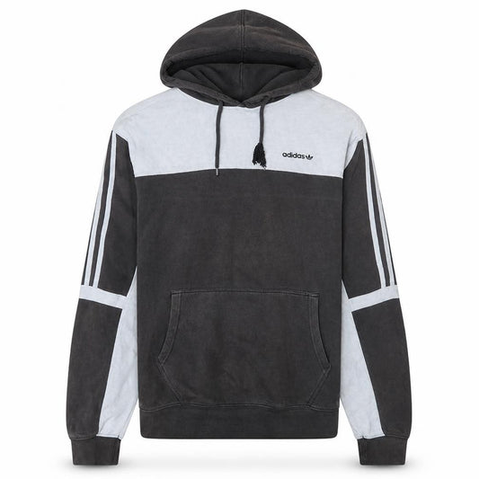 Adidas Men's Grey Pullover Hoodie Size M Fleece Sportswear